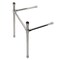 Fauceture VPB2218336 Dreyfuss Stainless Steel Console Sink Leg, Polished Nickel VPB2218336 - alternate 1